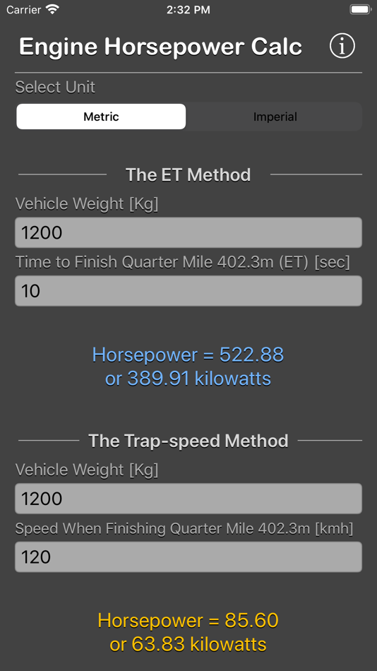 #1. Engine Horsepower Calculator (iOS) 由: Nitrio