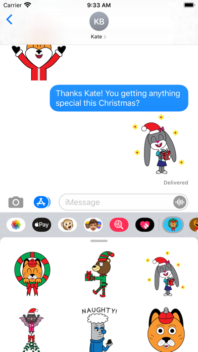 Fun Fact Holiday Stickers Screenshot