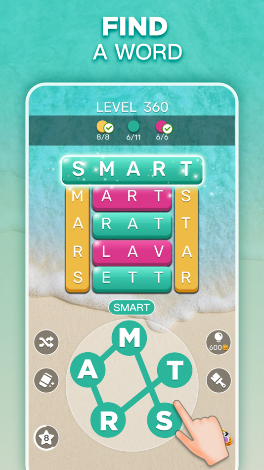 #3. Words with Colors-Word Game (iOS) 由: REIN TECHNOLOGY LIMITED