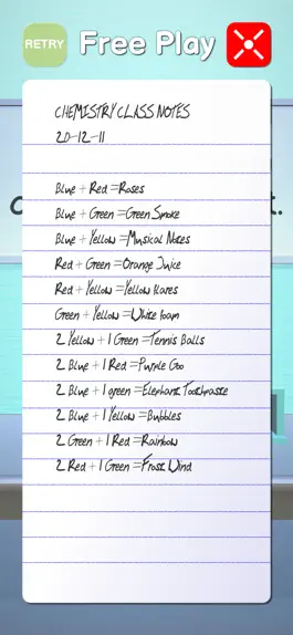 Game screenshot Chemistry Class hack