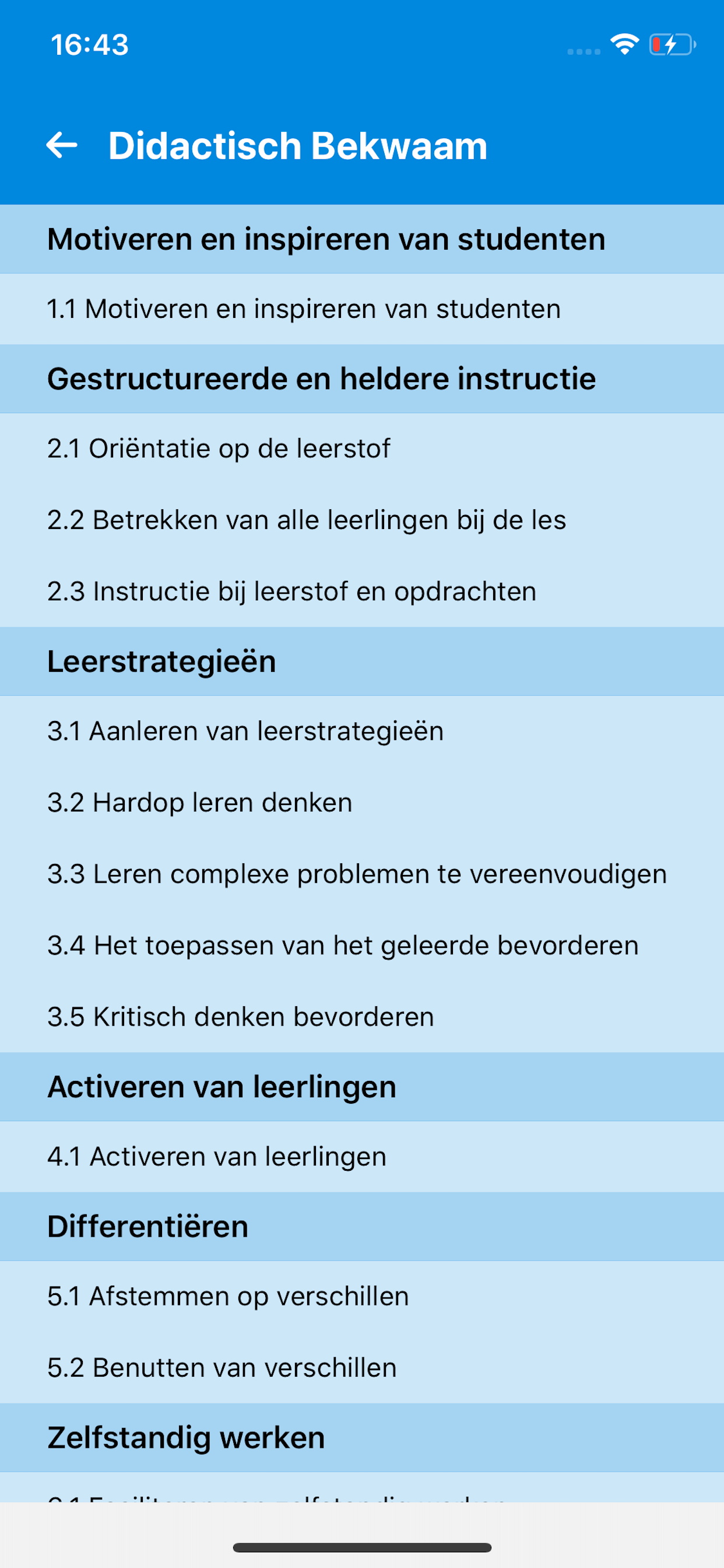 Bekwaam als Leraar screenshot 3