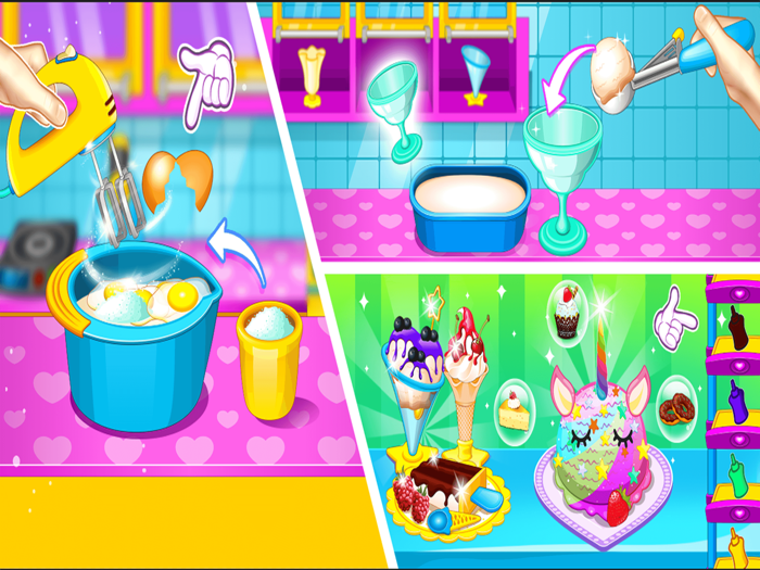 Cooking Games Make Ice Creams