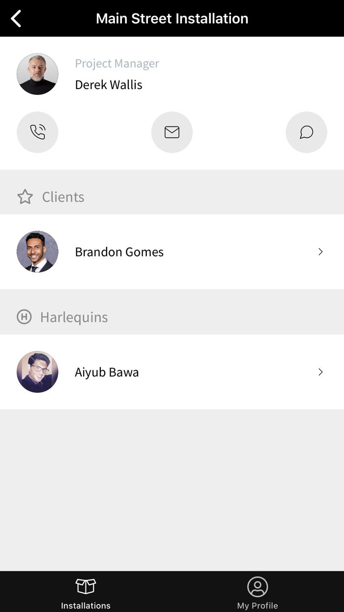 Harlequin Installations