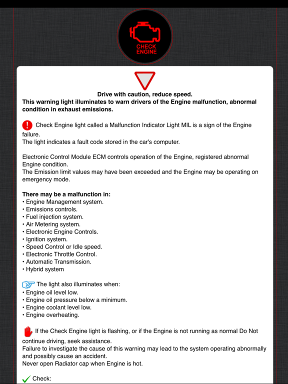 Screenshot #6 pour Nissan Warning Lights Meaning