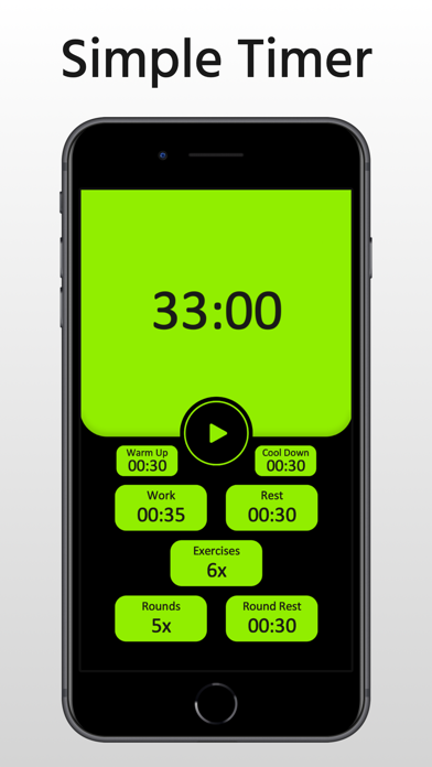 Screenshot #1 pour HIIT Timer - Interval Workout