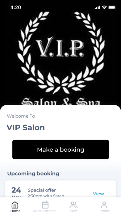 VIP Salon Screenshot