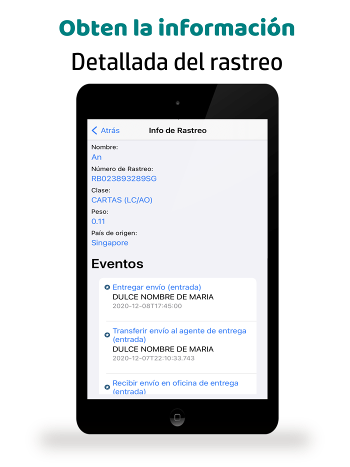 Rastrear Paquetes SV