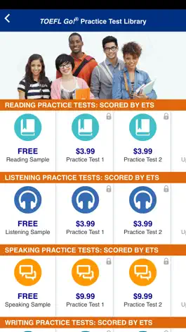 Game screenshot TOEFL Go! apk
