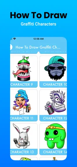 Game screenshot Learn to Draw Graffiti apk