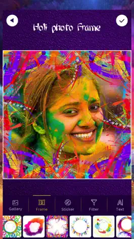 Game screenshot Holi Photo Frames - Sticker apk