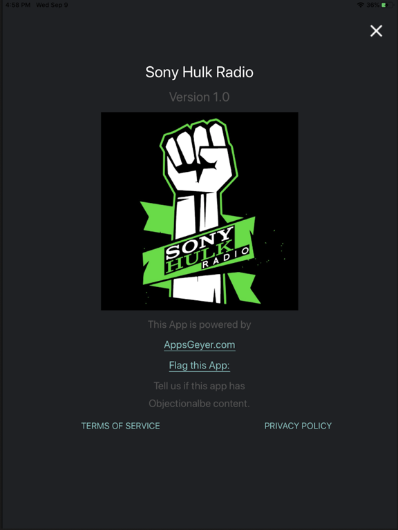 Screenshot #5 pour Sony Hulk Radio