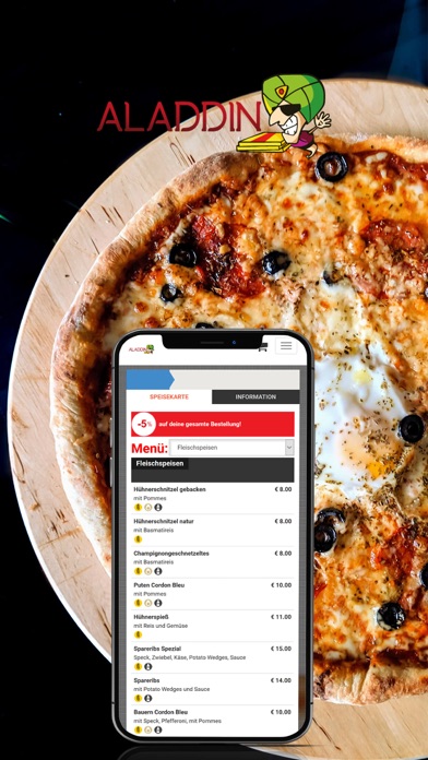 Screenshot #2 pour Pizzeria Aladdin Wien