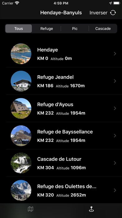 Screenshot #1 pour GR10 Transpyrénéenne