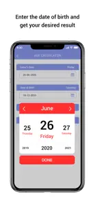 Age Calculator : Get Your Age screenshot #2 for iPhone