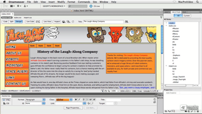 Screenshot #3 pour Exploring CSS for Dreamweaver