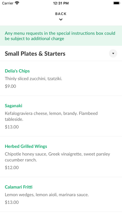 Delia's Mediterranean Grill Screenshot