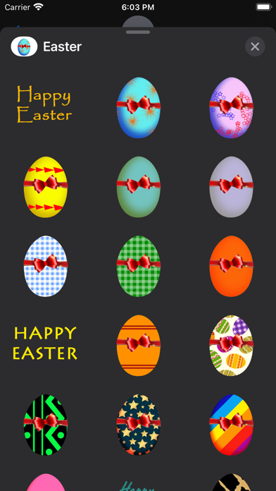 Easter Eggz Sticker Pack Screenshot