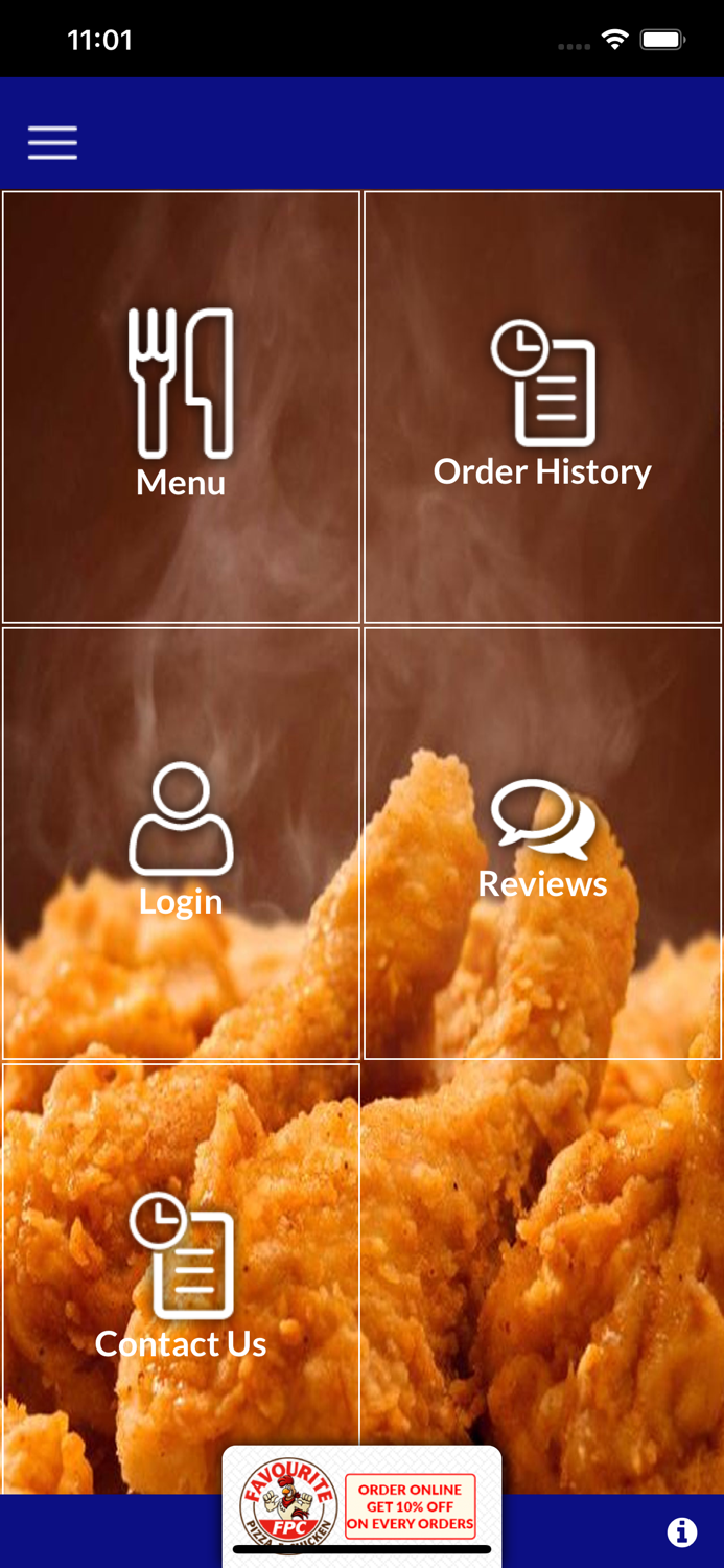 FAVOURITE PIZZA and CHICKEN