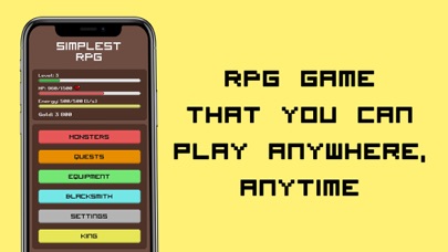 Simplest RPG Game - Text Story Screenshot