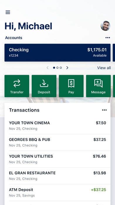 Caye International Bank Screenshot