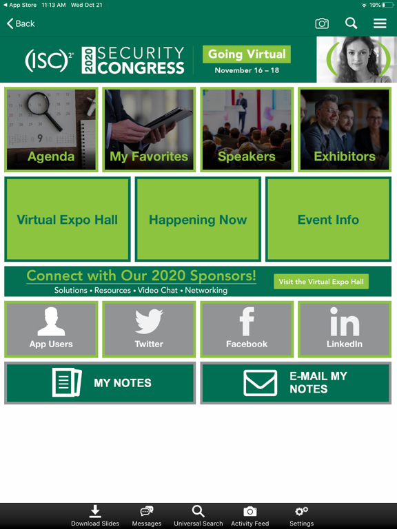 (ISC)2 Security Congress iPad screenshot 4 - Education app