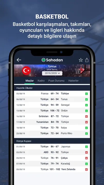 Sahadan Canlı Sonuçlar iPhone Ekran Görüntüsü 7