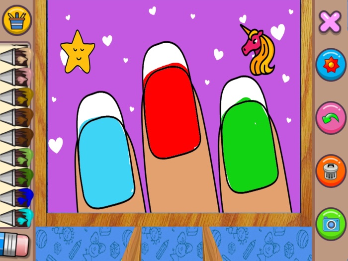 画画游戏-女生涂色填色涂鸦游戏