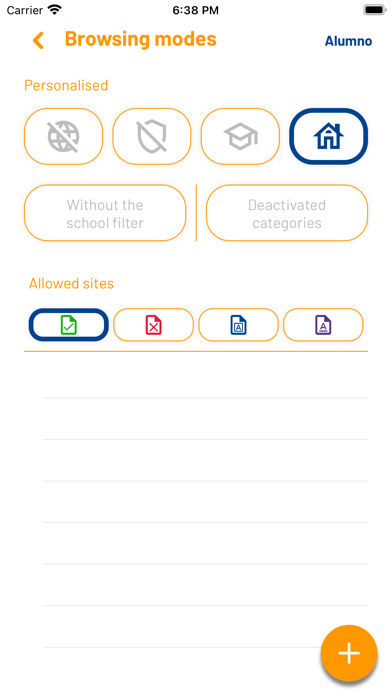 iRiS Parental Interaction Screenshot