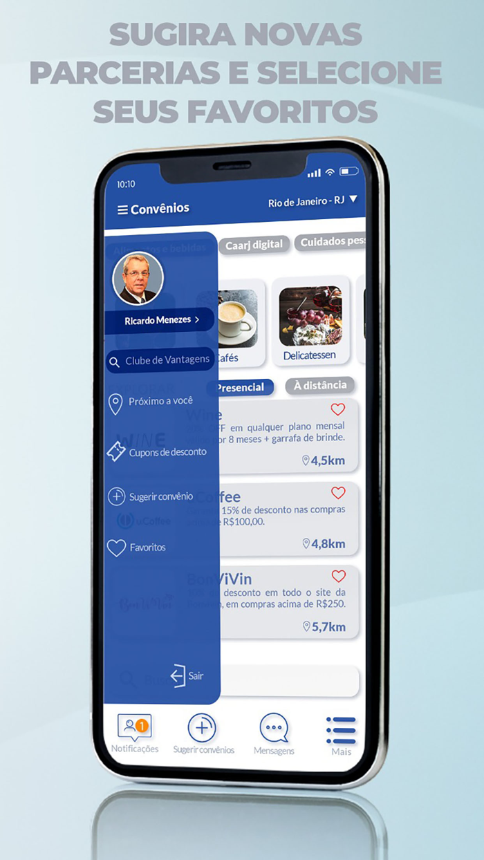Caarj na Palma da Mão
