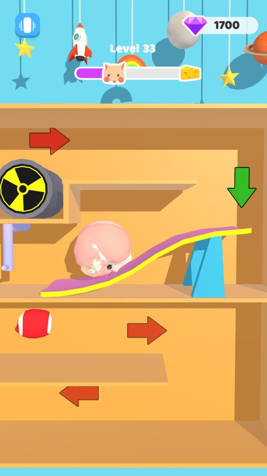 #5. Hamster Maze Run (iOS) Podle: 庆龙 刘