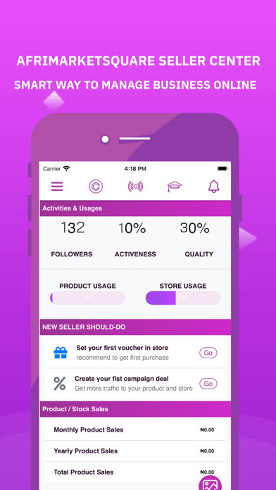 Seller Center AfriMarketSquare Screenshot