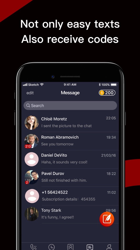 #5. TeleNow: Call & Text Unlimited (iOS) 由: Idevsze Co., Ltd.