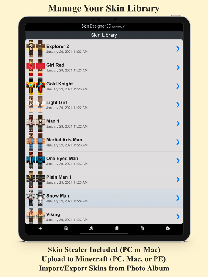 Skin Designer 3D for Minecraft
