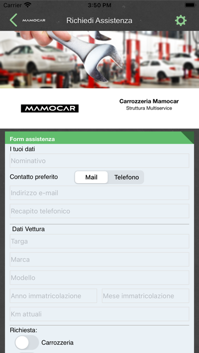 Carrozzeria Mamocar Screenshot
