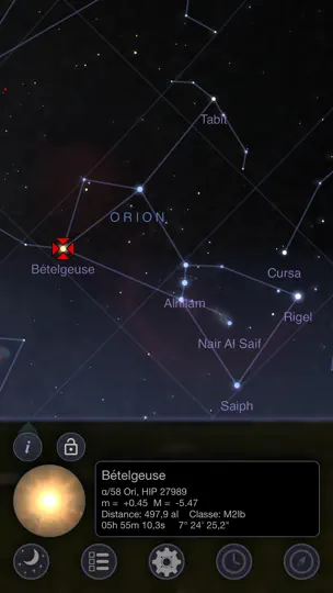 Capture d'écran de Astro 3D sur iPhone 2