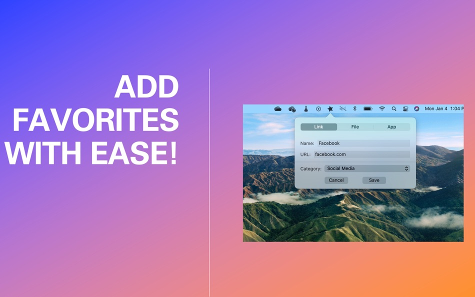 #2. iFavs: link & file manager (macOS) 由: HDH Analytics Inc.