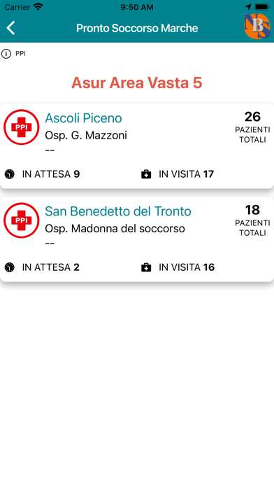 Pronto Soccorso Marche Screenshot