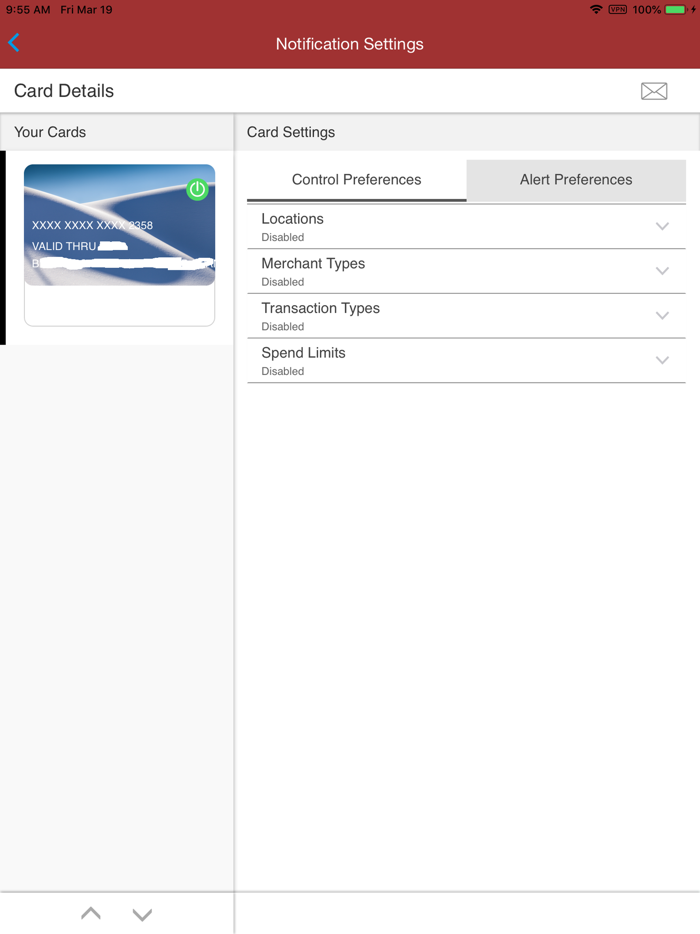 Panhandle Credit Card Manager