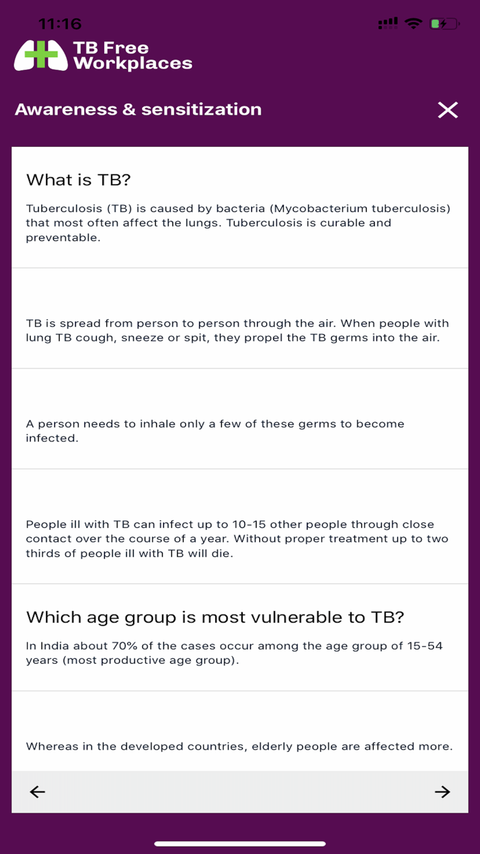 CII - TB free Workplaces