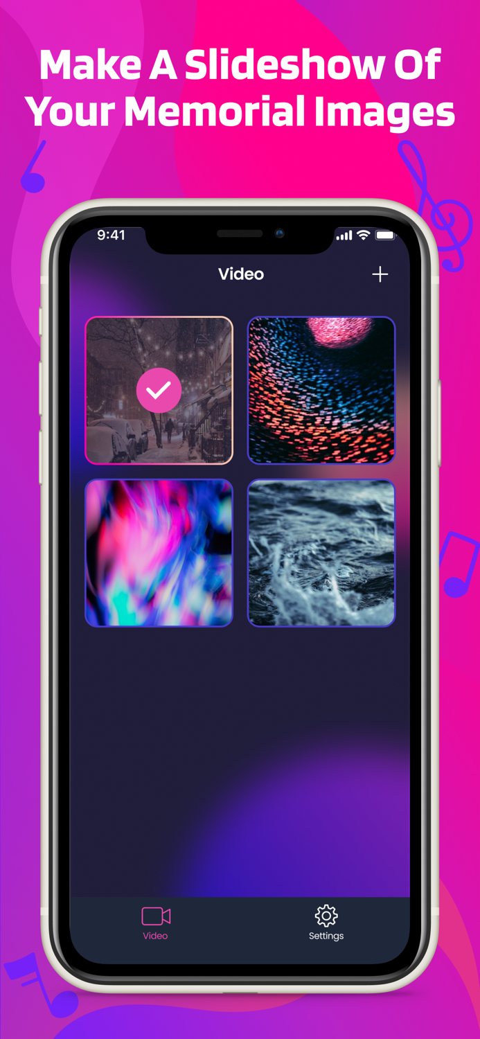 Video collage with music