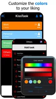 kisstask : task list manager iphone screenshot 3