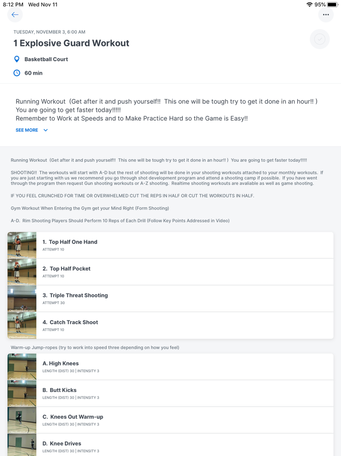 OtterBasketball Training