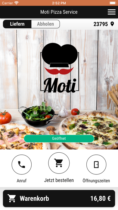 Moti Pizza Service Screenshot