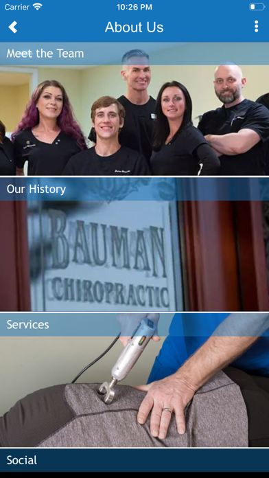Bauman Chiropractic Screenshot