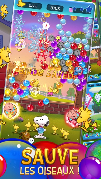 Screenshot #2 pour Bubble Shooter - Snoopy POP!