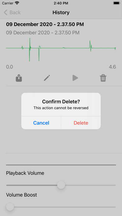 Vocorder Screenshot