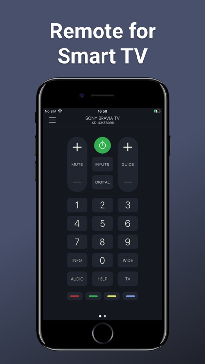Remote Control for Sony TVs
