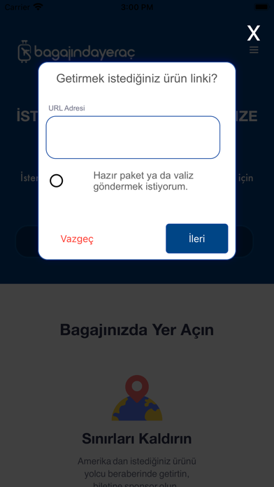 Bagajında Yer Aç Screenshot