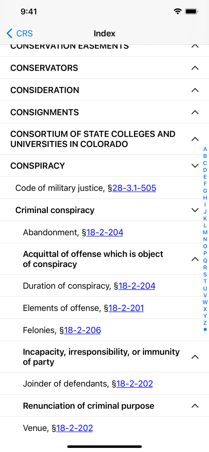Colorado Revised Statutes 2020