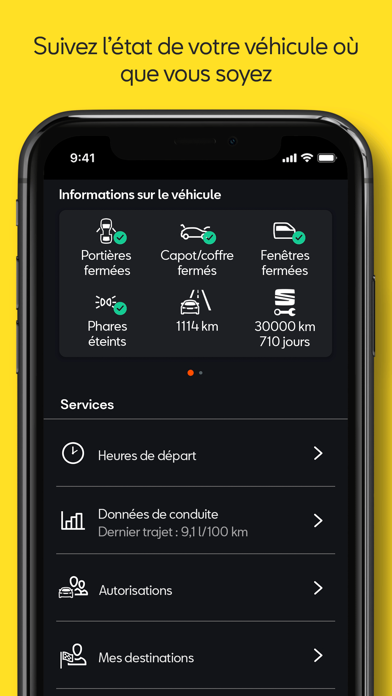 Screenshot #2 pour SEAT CONNECT App